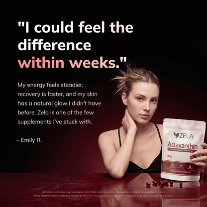 Zela Astaxanthin - Nature’s Most Powerful Antioxidant for Whole Body Support & Cellular Protection